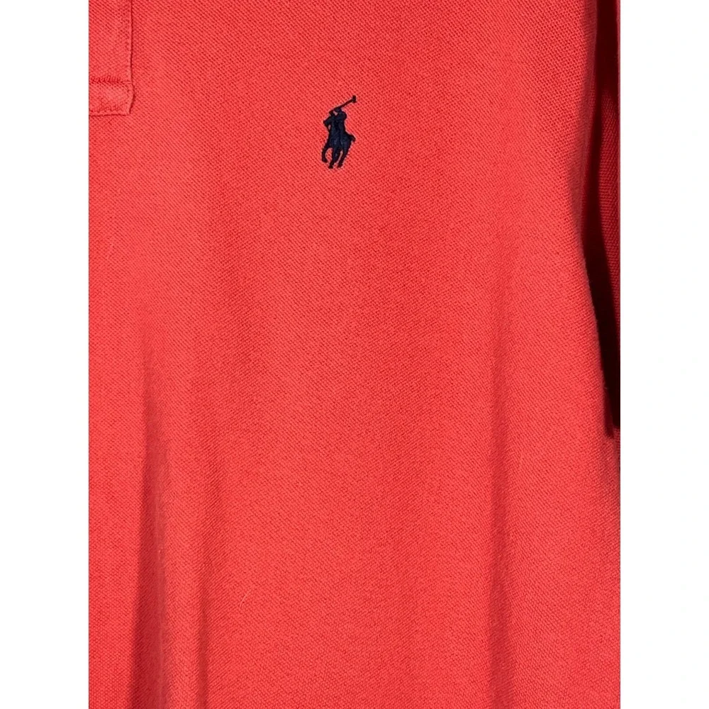 Polo Ralph Lauren‎ Men's Cotton Short Sleeve Polo Golf Shirt L Coral